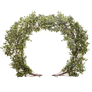 Green Round Eucalyptus Leaf Arch