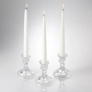 Glass Taper Candle Holder