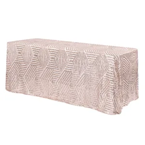 Geo Glitz Blush Sequin 