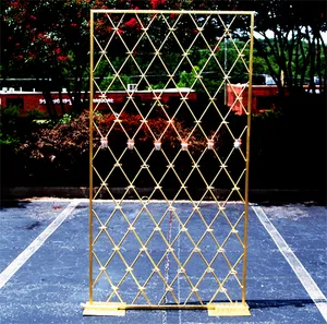 Gold Metal Candle Wall