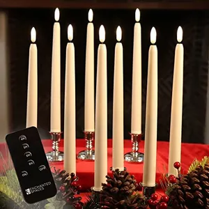 Ivory LED Taper Candles