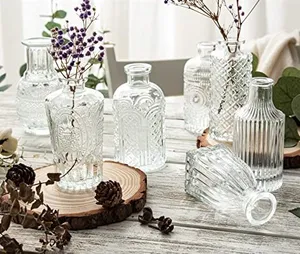 Vintage Mixed Bud Vases