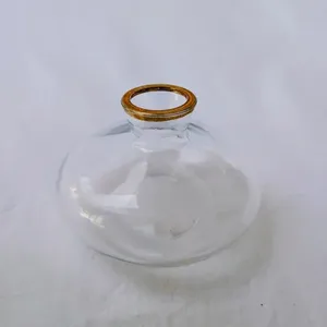 V3 Gold Rim Bud Vase 2