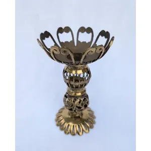 BC14 brass ornate pillar