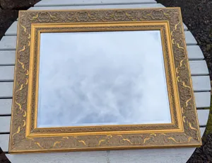 M1 rectangle gold mirror 18x15