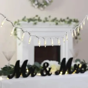 L9 white plug in twinkle lights