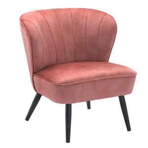 F8 pink velvet chair