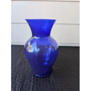 V13 Large royal blue vase