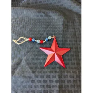 D29 red metal star
