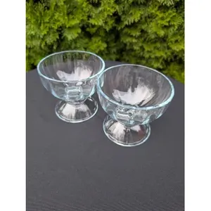 SW19 glass butter ball dish