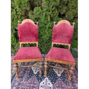 F17 burgundy chair