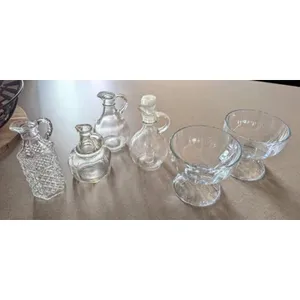 SW6 assorted glass condiment container