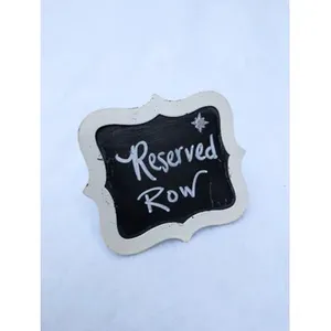 S6 Small white chalkboard sign