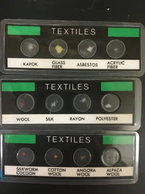 Slides: Textile Slide Set of 3