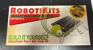 Robotikits- Frightened Grasshopper (Educational Robot Mini Solar Kit)