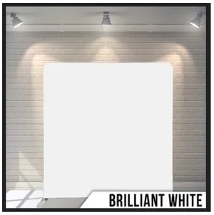 Brilliant White Stretch Fabric (8x8')