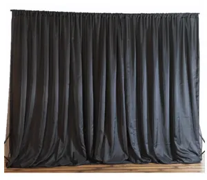 Black Curtain Fabric (8x8')