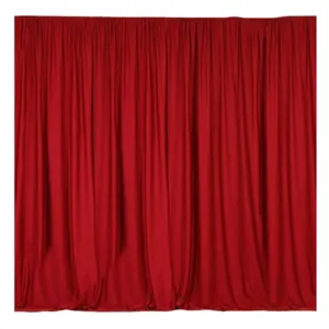 Red Curtain Backdrop (8x8')
