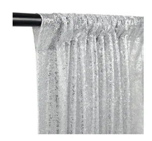 Silver Stretch Fabric (8x8')
