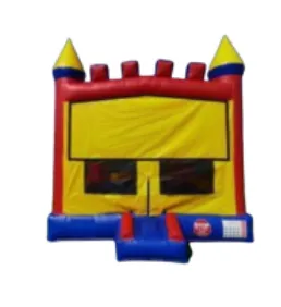 Bounce House Castle Yellow, Red & Blue 13x13x13