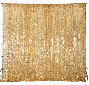 Gold Curtain Backdrop (8x8')