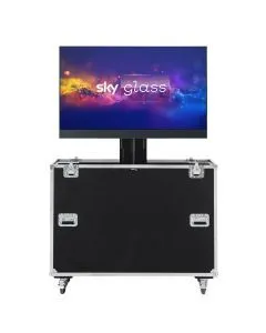 65 Inch TV in Lift Case