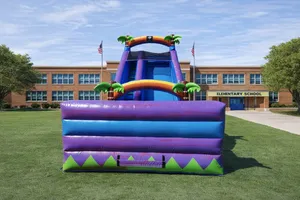 20ft Purple Dry Slide With Stopper (New & Now Available)