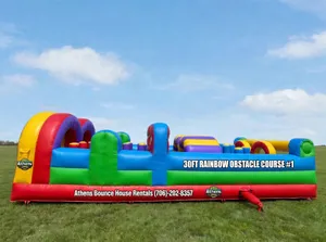 30ft. Rainbow Obstacle Course #1