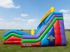 20ft. Tall Obstacle Course With Double Slides