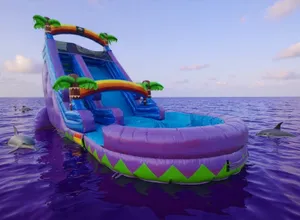 20ft Purple Splash Water Slide (New & Now Available)