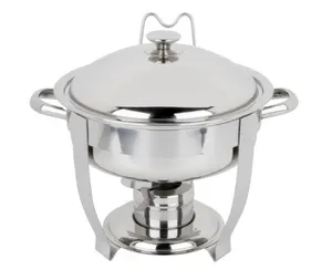 Chafers 4 Quart Round Serving Dish - Standard
