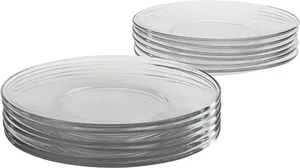 Clear Plate- Plain 8