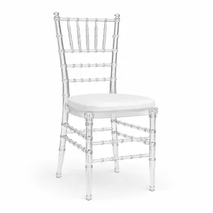Clear Chiavari Padded Chair