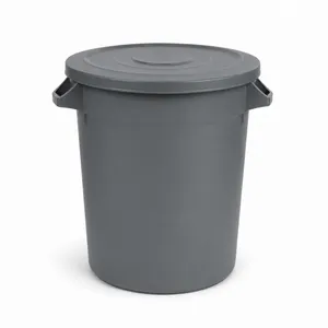 Commercial Trash Can with Lid