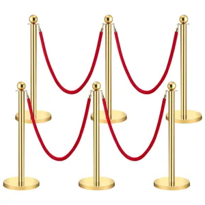 Stanchion Rope Red Velvet (5ft)