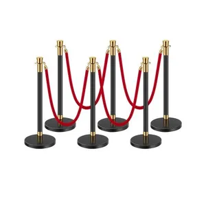 Black Stanchion Post (Single Post Only)