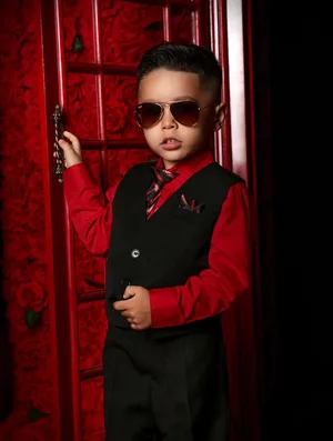 Red tuxedo 