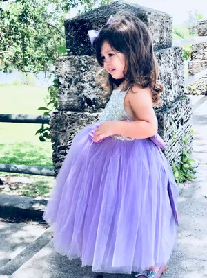 Lavander sparkle dress