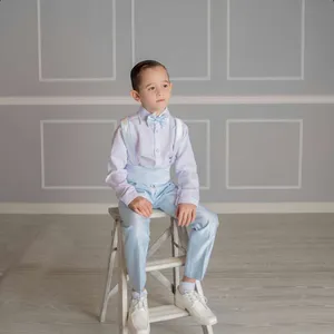 Baby blue suspender 