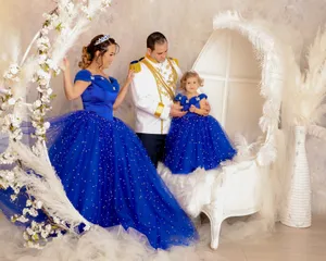 Luxury Royal blue Cinderella (L)