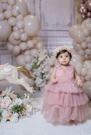 Luxury Rosy Dress