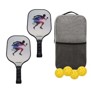 2x Pickleball Paddle & Balls