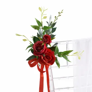 Ruby Red Chair Floral