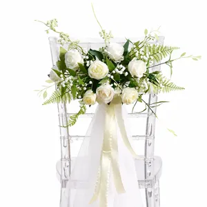 White Garden Chair Floral
