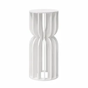  White Slatted Plinth