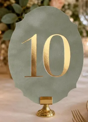 Table Numbers