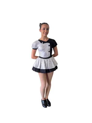 Gimme Some Rhythm - Black/white dress