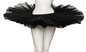 Aurora Black Pancake Tutu Skirt