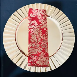 Bordeaux Miranda Damask Napkins
