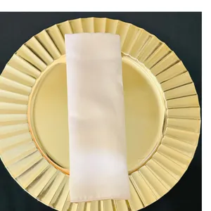 Ice Pink Duchess Satin Napkins